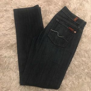7 for all Mankind straight leg jeans
